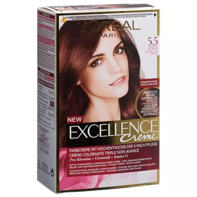 EXCELLENCE Cream Triple Prot 5.5 червоний світло-коричневий EXCELLENCE Cream Triple Prot 5.5 червоний світло-коричневий