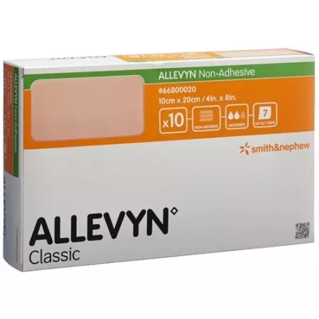 Пов&#39;язка Allevyn неадгезивна для ран 10х20см 10 шт
