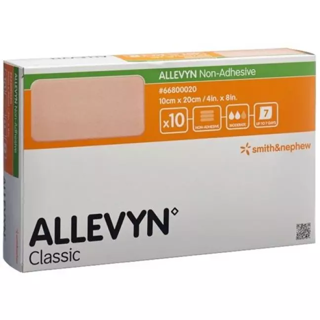 Пов&#39;язка Allevyn неадгезивна для ран 10х20см 10 шт