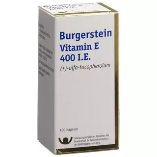 Burgerstein Вітамін Е капсули 400 Е 100 шт