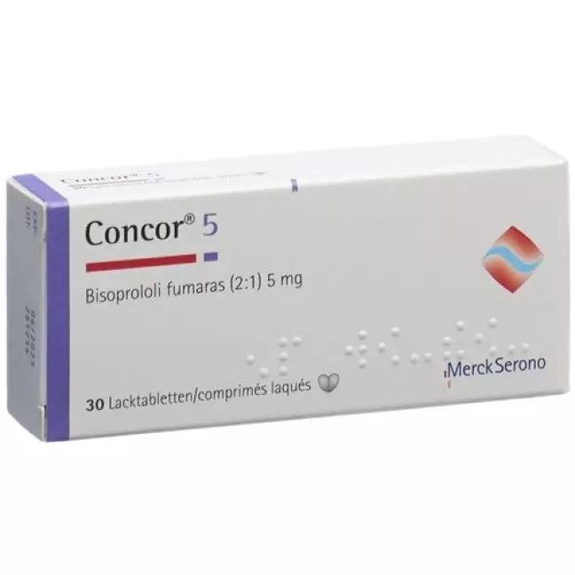 Concor 5 mg 30 Lacktabs Concor 5 mg 30 Lacktabs