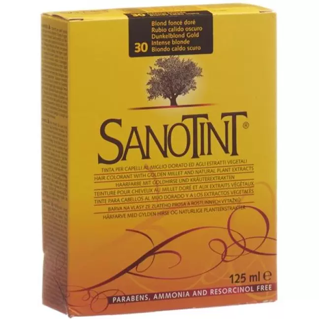 Фарба для волосся Sanotint 30 темно-русявий золотий