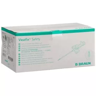 Vasofix Safety Pur IV канюля 18G 1.3x33мм зелена 50 шт.