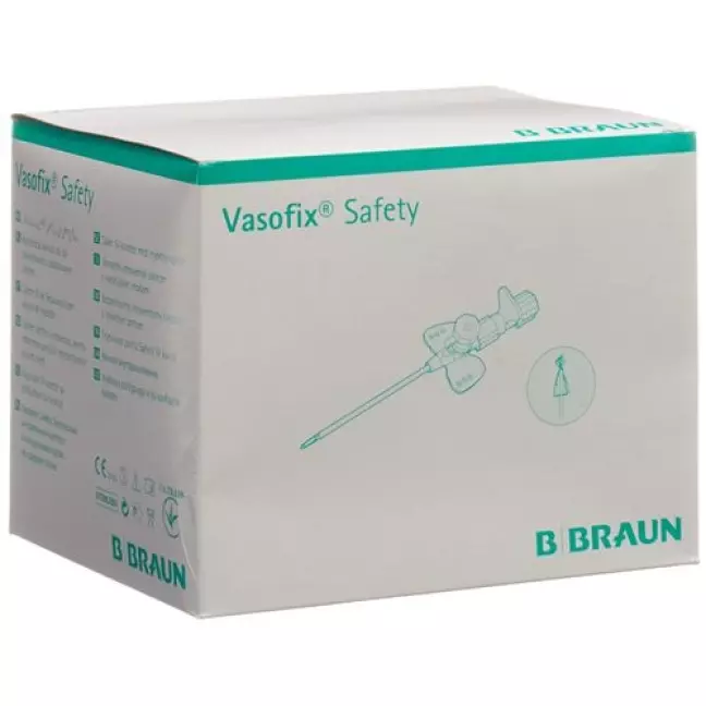 Vasofix Safety Pur IV канюля 20G 1.1x25мм рожева 50 шт. Vasofix Safety Pur IV канюля 20G 1.1x25мм рожева 50 шт.