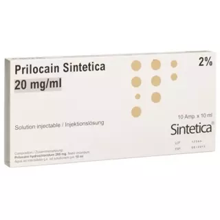 Prilocaine Sintetica Inj Lös 2% 10 Amp 10 мл