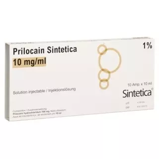 Prilocaine Sintetica Inj Lös 1% 10 Amp 10 мл