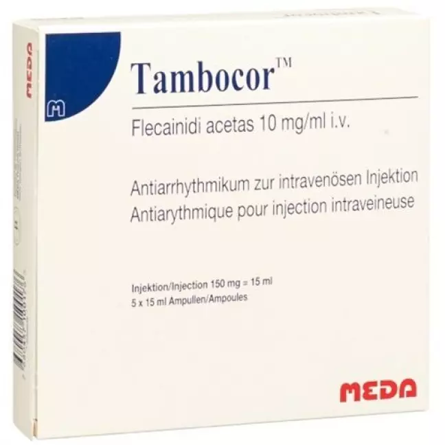 Tambocor Inj Lös 150 мг/15 мл 5 ампер 15 мл