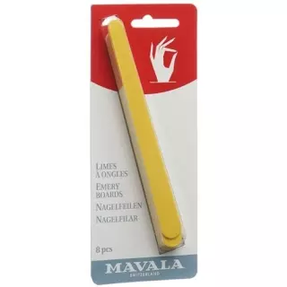 Пилки для нігтів MAVALA 15 см 8 шт