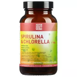 Гранули NaturKraftWerke Spirulina & Chlorella 400 мг 250