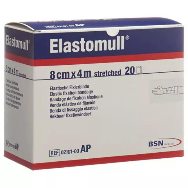 Elastomull марлевый бинт Weiss 4мX8см 20 штук Elastomull марлевый бинт Weiss 4мX8см 20 штук