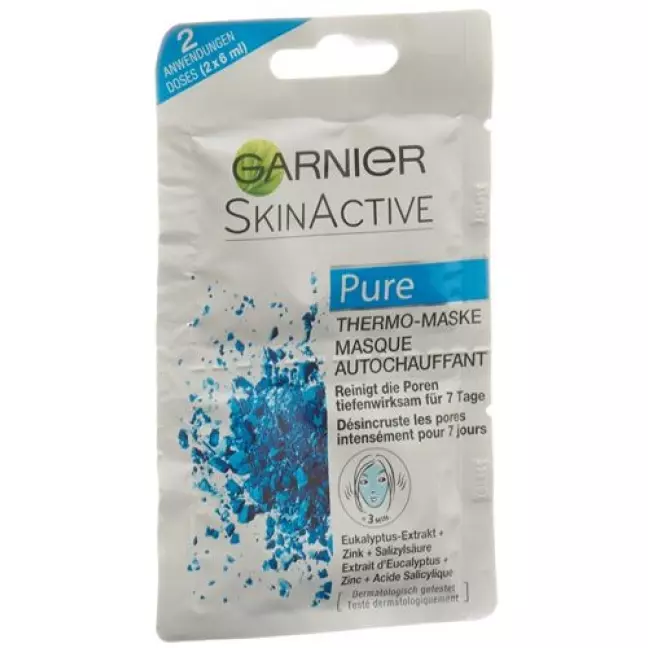 Garnier Pure Maske mit Thermo-Effekt 2x 6мл Garnier Pure Maske mit Thermo-Effekt 2x 6мл