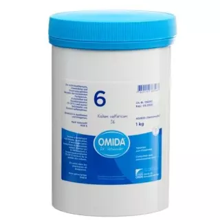 Omida Schüssler Nr6 Kalium sulfuricum таблетки D 6 Ds 1000 г