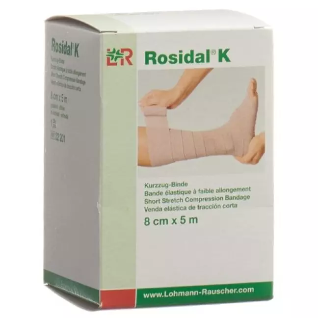 Короткий бинт Rosidal K 8см х 5м