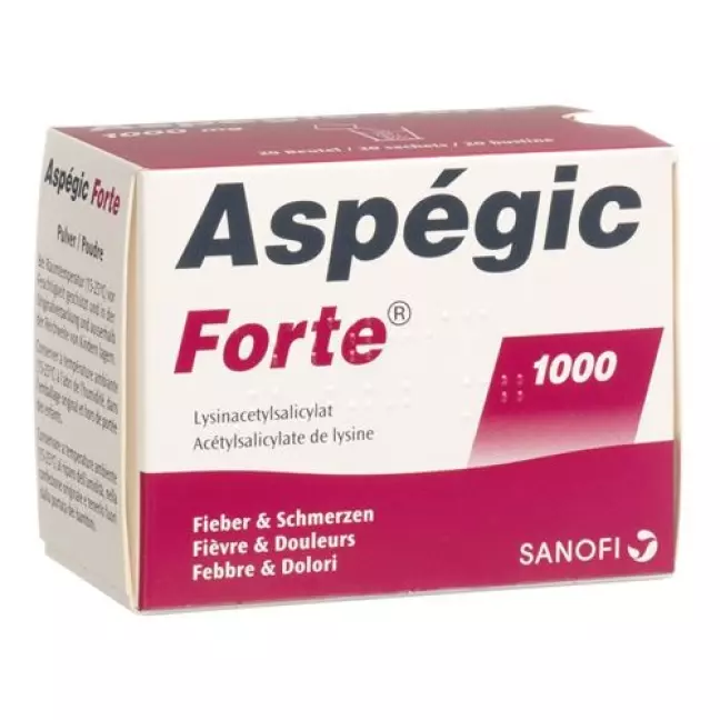 Aspegic 1000 mg 20 Beutel Aspegic 1000 mg 20 Beutel