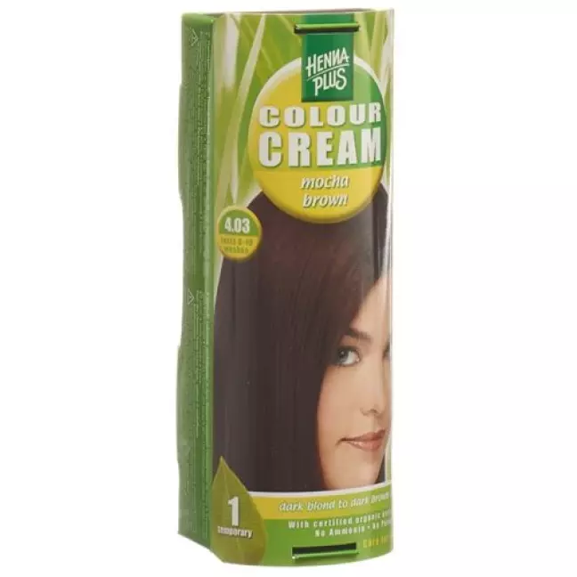 Henna Plus Colour крем 4.03 Mocca Braun 60г Henna Plus Colour крем 4.03 Mocca Braun 60г