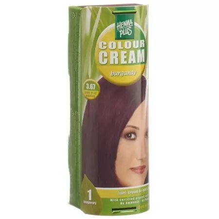 Henna Plus Colour крем 3.67 Burgund 60г Henna Plus Colour крем 3.67 Burgund 60г
