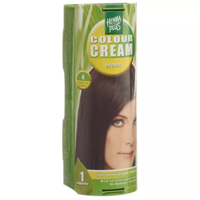 Henna Plus Colour крем 4 Braun 60г Henna Plus Colour крем 4 Braun 60г