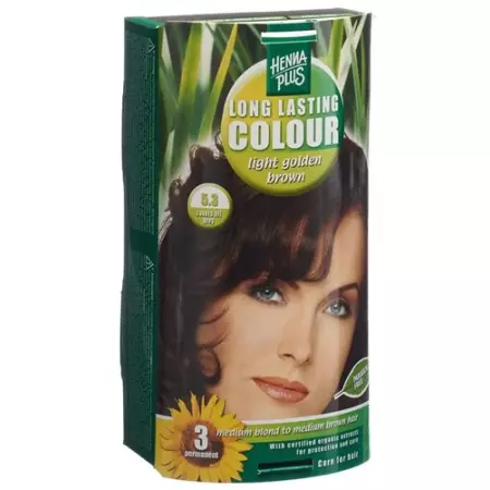 HENNA PLUS Long Last Color 5.3 світло-золотисто-коричневий