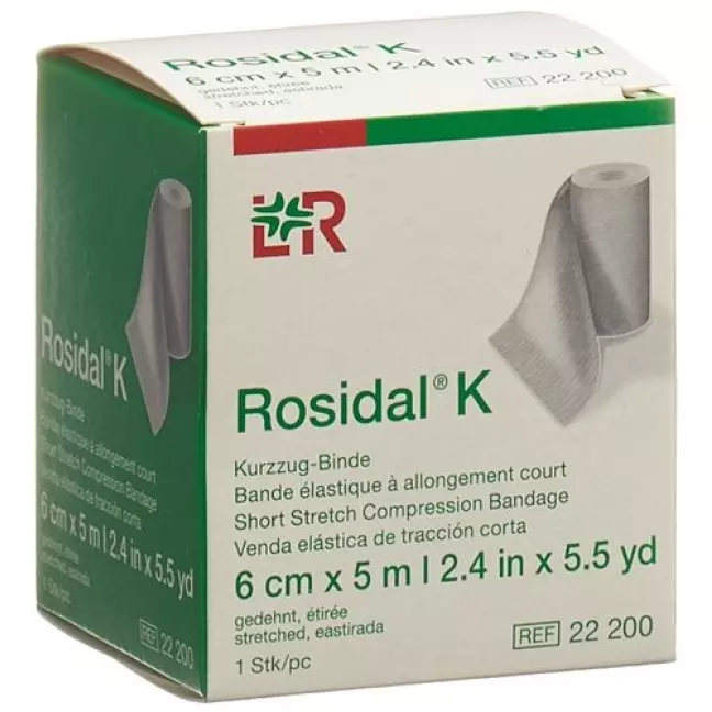 Короткий бинт Rosidal K 6см х 5м