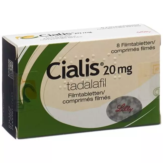 Cialis Filmtable 20 мг 8 шт Cialis Filmtable 20 мг 8 шт