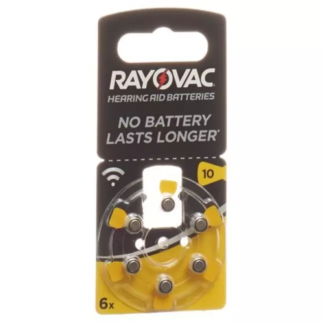Акумуляторні слухові апарати RAYOVAC 1.4V V10 6 шт Акумуляторні слухові апарати RAYOVAC 1.4V V10 6 шт