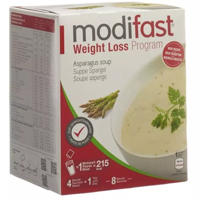 Суп зі спаржі Modifast програми 8 х 55 г Суп зі спаржі Modifast програми 8 х 55 г