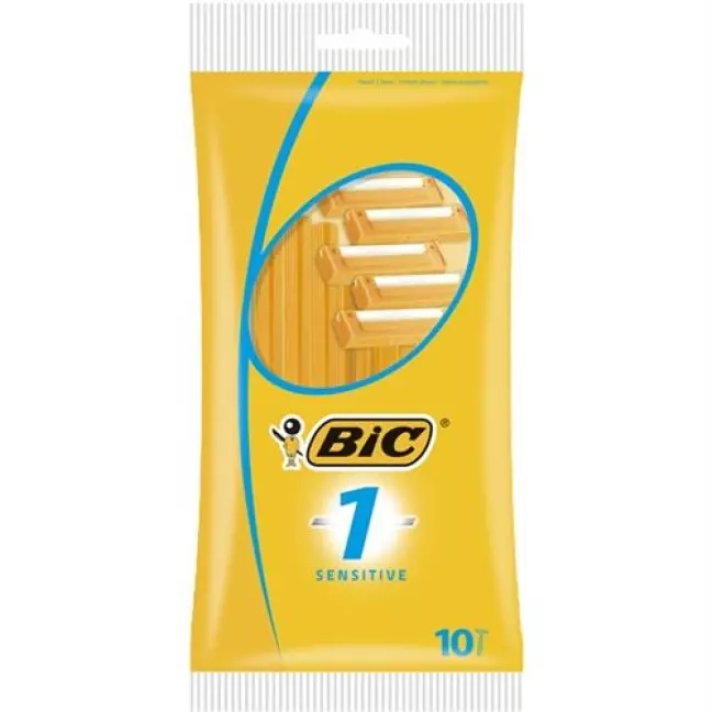 Чоловіча бритва BiC 1 Sensitive з 1 лезом 10 шт Чоловіча бритва BiC 1 Sensitive з 1 лезом 10 шт