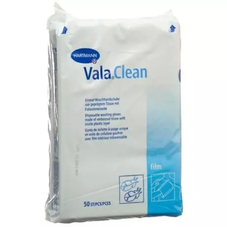 Valaclean Film Disposable Wash Mitt 50 шт Valaclean Film Disposable Wash Mitt 50 шт