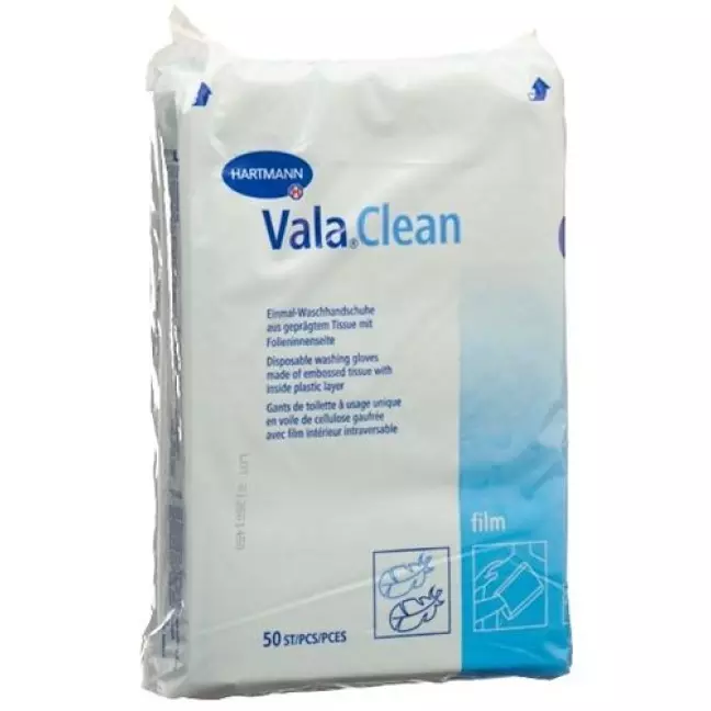 Valaclean Film Disposable Wash Mitt 50 шт Valaclean Film Disposable Wash Mitt 50 шт
