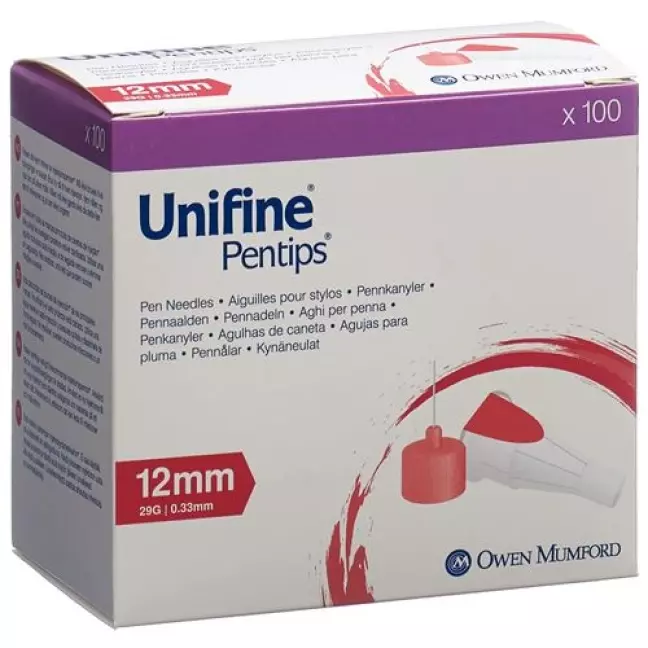 Голки UNIFINE PENTIPS 29G 0.33x12мм 100 шт.