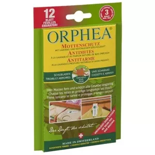 Засіб від молі Аромат листя дорогоцінної деревини Orphea 12 шт