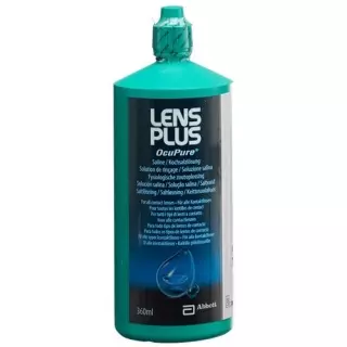LENS PLUS Ocu Pure фізіологічний розчин 360 мл