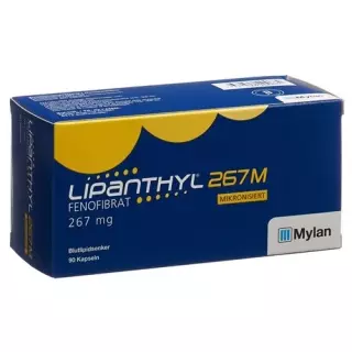 Ліпантил 267 М капсули 267 мг 90 шт