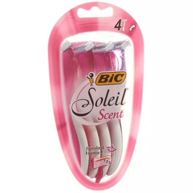 Bic Soleil Scent Frauenrasierer Dreiklingen 4 штуки Bic Soleil Scent Frauenrasierer Dreiklingen 4 штуки