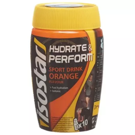 Isostar Hydrate and Perform Plv Orange Ds 400 г Isostar Hydrate and Perform Plv Orange Ds 400 г
