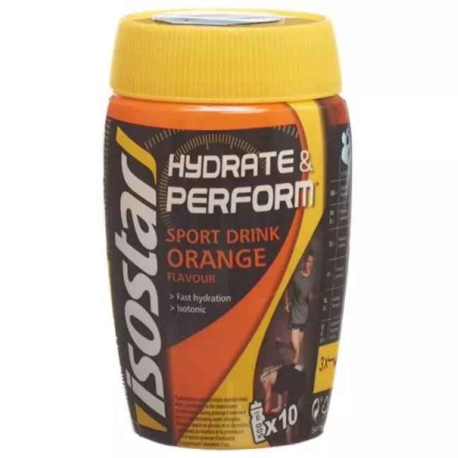 Isostar Hydrate and Perform Plv Orange Ds 400 г Isostar Hydrate and Perform Plv Orange Ds 400 г