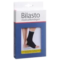 Бандаж на щиколотку Bilasto S heel open black/blue