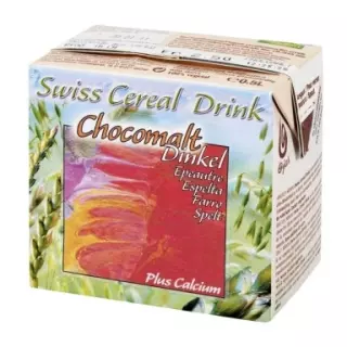 Сояна Швейцарський злаковий напій спельта Chocomalt Organic 500 мл
