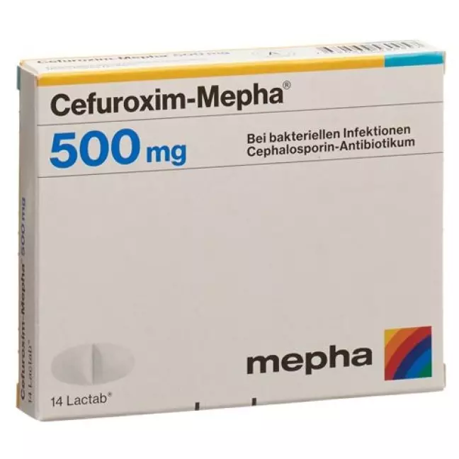 ЦЕФУРОКСИМ МЕФА 500 мг ЛАКТАБС