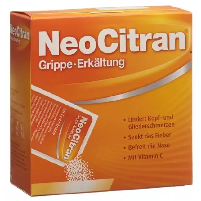 NeoCitran Flu Cold Plv Пакет для дорослих 12 шт NeoCitran Flu Cold Plv Пакет для дорослих 12 шт