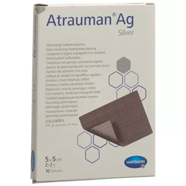 Компреси Atrauman Ag 5х5 см стерильні 10 шт