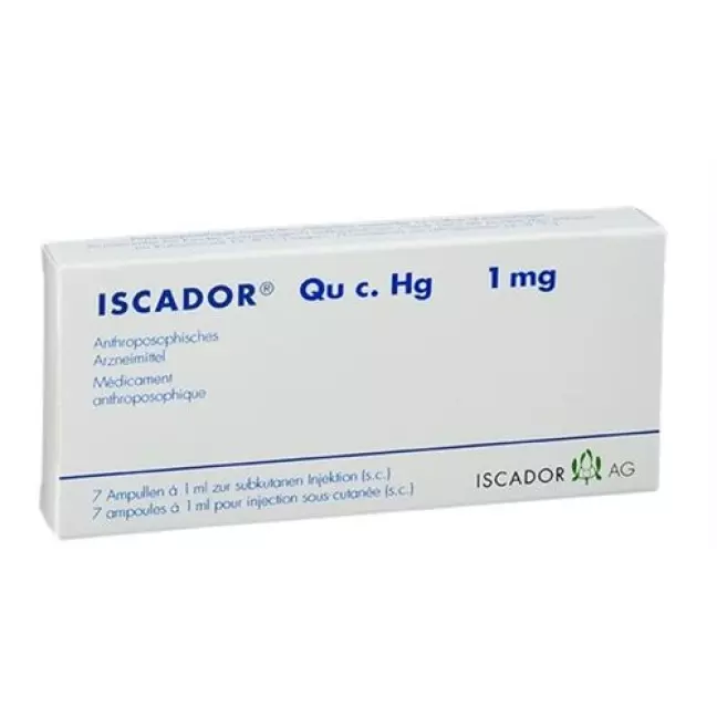 Іскадор Ку бл. Hg Inj Lös 1 mg Amp 7 шт