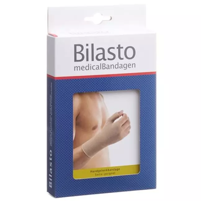 Бинт на зап'ястя BILASTO XS m основа великого пальця бежевий Бинт на зап'ястя BILASTO XS m основа великого пальця бежевий