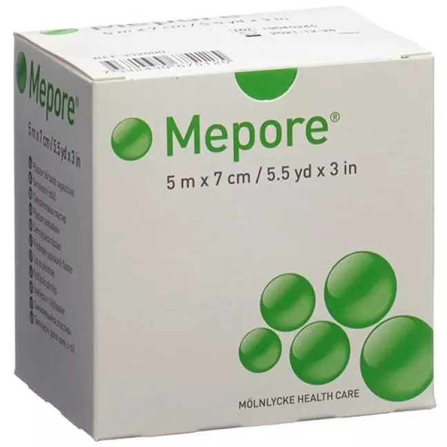 Mepore повязка для ран 5мX7см Wundkissen 3см