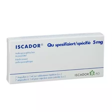 Iscador Qu вказує Inj Lös 5 mg Amp 7 шт