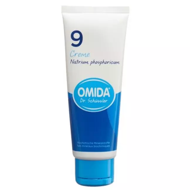 Omida Schüssler № 9 Sodium Phosphoricum Cream D6 Tb 75 мл Omida Schüssler № 9 Sodium Phosphoricum Cream D6 Tb 75 мл
