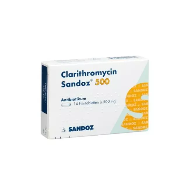 Clarithromycin Sandoz Filmtablet 500 мг 20 шт