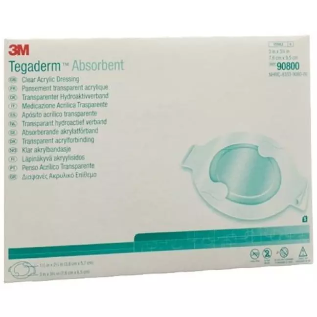 Пов&#39;язка ранова 3M Tegaderm Absorb 7,6х9,5 см 5 шт