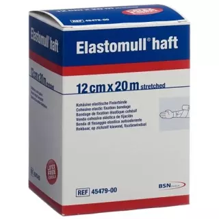Бинт марлевий ELASTOMULL HAFT рулон білий 20мх12см
