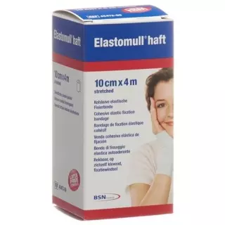 Бинт марлевий ELASTOMULL HAFT рулон білий 4мх10см